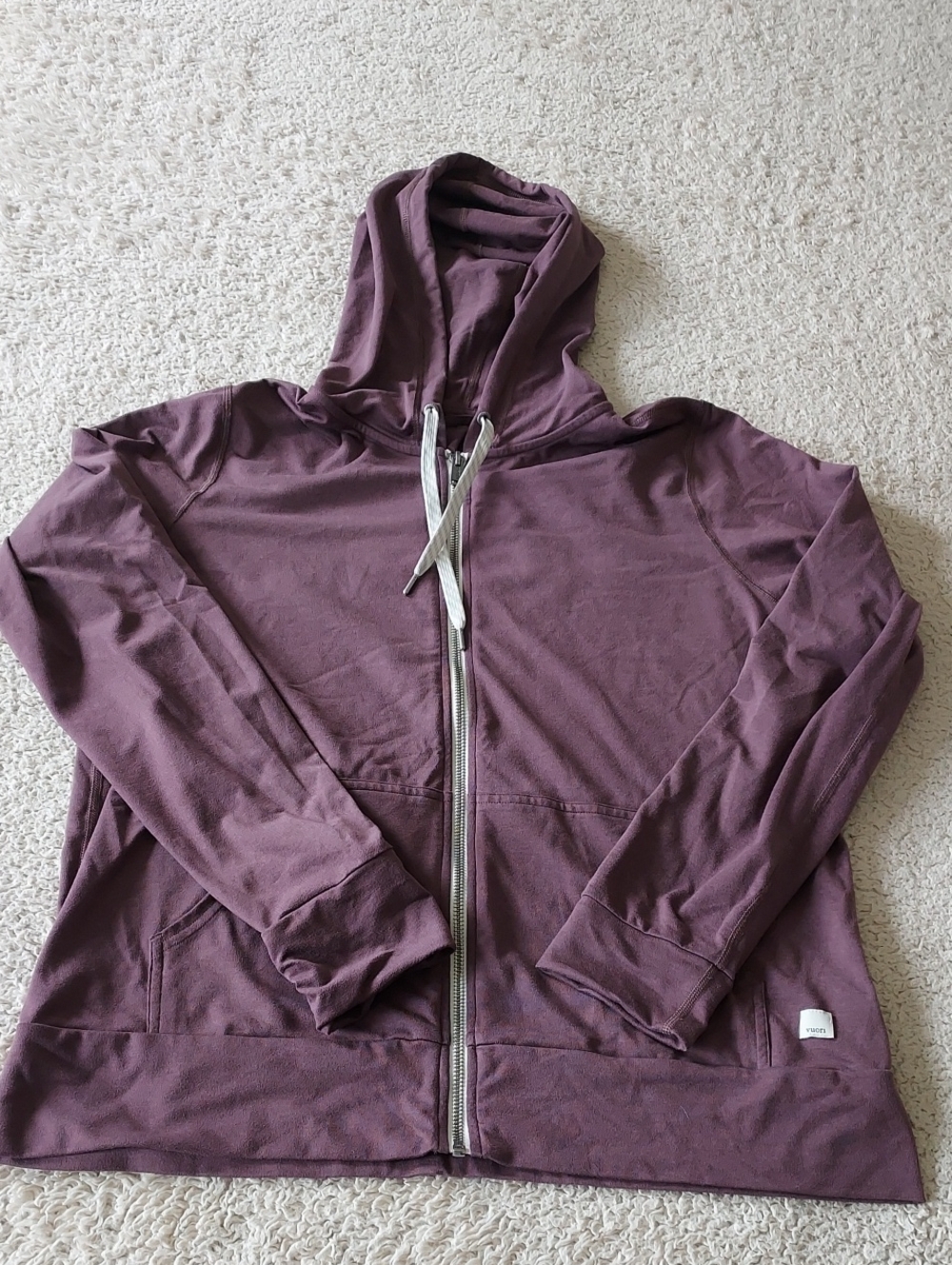 VUORI full zip hoodie